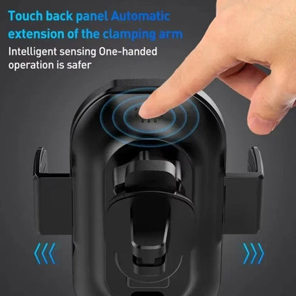 15W Car Wireless Charger Fast Wireless Charging Auto Bracket for iPhone 16 15 14 Pro Max Xs XR Samsung S24 S23 XiaoMi Huawei